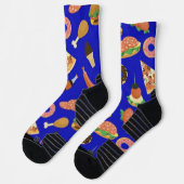 Snack Time Blue Socken (Links)