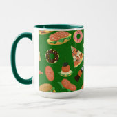 Snack Time Green Coffee Tasse (Links)