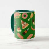Snack Time Green Coffee Tasse (Vorderseite Links)