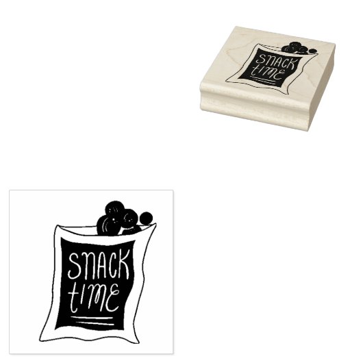 Snack Time Gummistempel (Stempel)