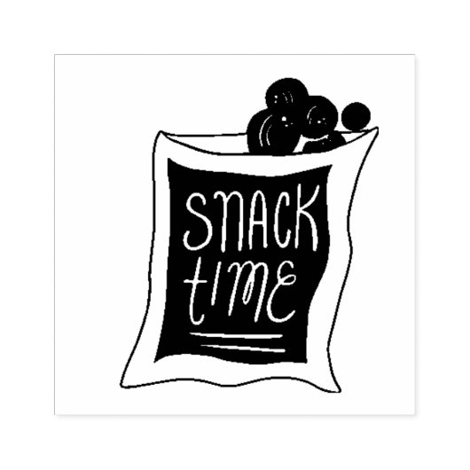 Snack Time Gummistempel (Prägung)