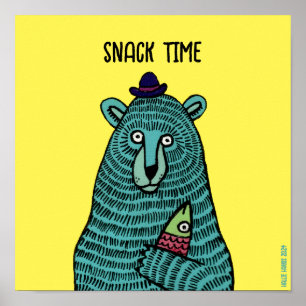Snack Time Poster