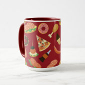 Snack Time Red Coffee Tasse (Vorderseite Links)