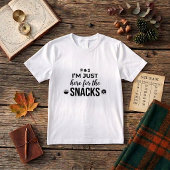 Snack-versessener Quote-Pullover T-Shirt