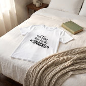 Snack-versessener Quote-Pullover T-Shirt