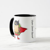 "Snack-Zeit-Held" Tasse (Vorderseite Links)