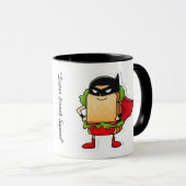 "Snack-Zeit-Held" Tasse (VorderseiteRechts)