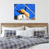 Snack-Zeit Leinwanddruck (Insitu (Schlafzimmer))