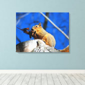 Snack-Zeit Leinwanddruck (Insitu (Holzboden))