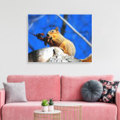 Snack-Zeit Leinwanddruck (Insitu (Wohnzimmer))