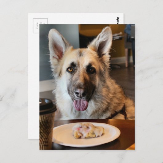Snack-Zeit Postkarte (Vorne/Hinten)