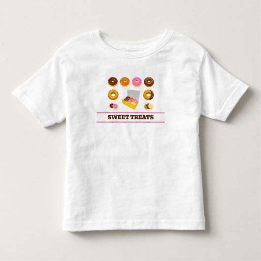 Snackbewohner mit Doughnüssen Kleinkind T-shirt (Vorderseite)