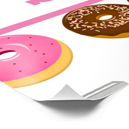 Snackbewohner mit Doughnüssen Poster (Ecke)