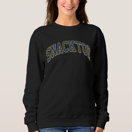 Snacker Arted Funny Dictionary Wordplay Sweatshirt (Vorderseite)