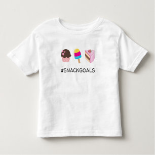 #SNACKGOALS Cupcake Popsice Cake Slice Kleinkind T-shirt