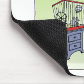 Snacking Kid Cartoon Mousepad (Ecke)
