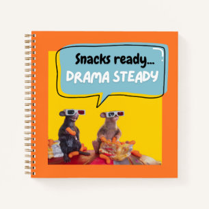 Snacks fertig, Drama Stetig Notizblock