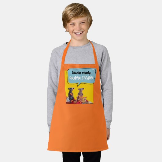 Snacks fertig, Drama Stetig Schürze (Getragen)