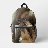 Snacks! Ich Liebe Snacks! Bedruckter Rucksack (Vorderseite)