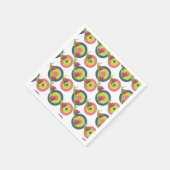 Snacks in der Disco Serviette (Ecke)