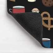 Snacks Pattern Mousepad (Ecke)