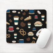 Snacks Pattern Mousepad (Mit Mouse)