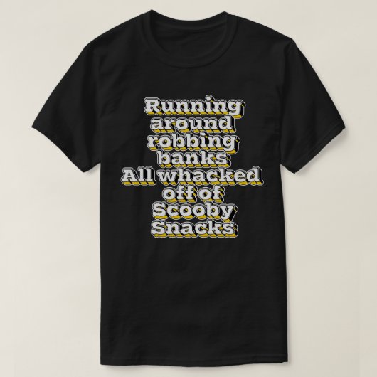Snacks Retro 90er T-Shirt (Design vorne)