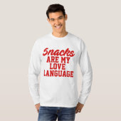 Snacks sind meine Liebe T-Shirt (Vorne ganz)