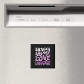 Snacks sind meine Liebessprache Valentinstag Kinde Magnet (In Situ (Geschirrspüler))