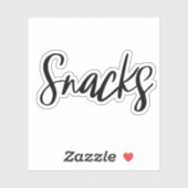 Snacks Storage Sticker (Blatt)