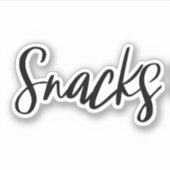 Snacks Storage Sticker (Vorderseite)