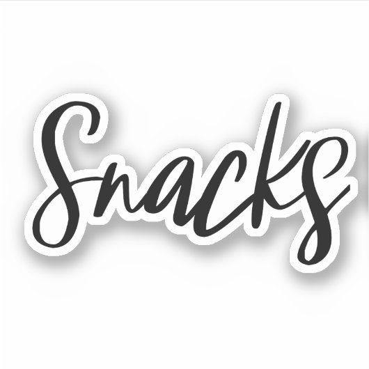 Snacks Storage Sticker (Vorderseite)