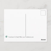 Snacktime Medusa Spaß Fantasy Postkarte (Rückseite)