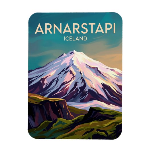 Snæfellsjökull-Nationalpark Island Magnet (Vertikal)