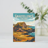 Snæfellsnes-Halbinsel Island Postkarte (Stehend Vorderseite)