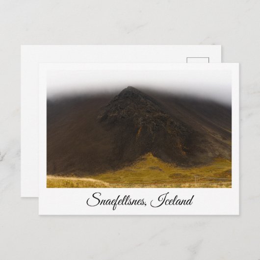 Snaefellsnys, isländische Souvenirs Postkarte (Vorne/Hinten)