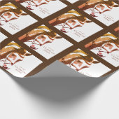 Snaffle-Bit in der Braunen Abschluss-Klasse Geschenkpapier (Ecke)