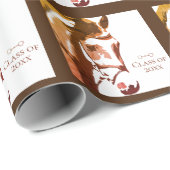 Snaffle-Bit in der Braunen Abschluss-Klasse Geschenkpapier (Rolleneckpunkt)