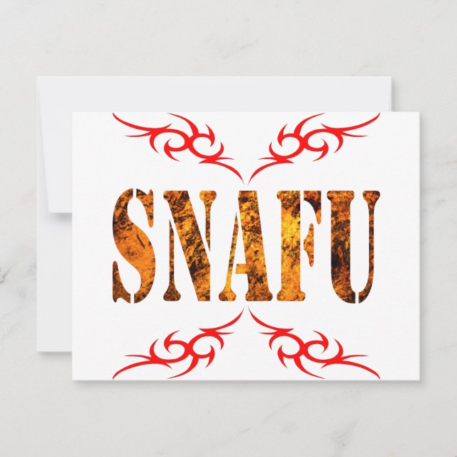SNAFU (Vorderseite)