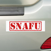 SNAFU AUTOAUFKLEBER (Auf Auto)