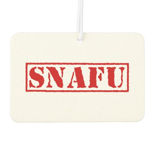 SNAFU AUTOLUFTERFRISCHER (Rückseite)