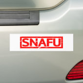 Snafu Briefmarke Autoaufkleber (Auf Auto)