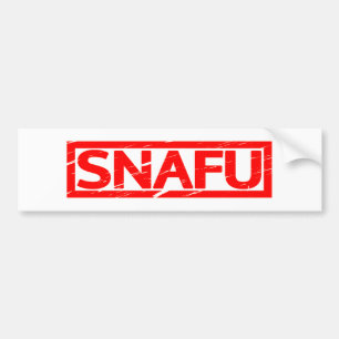 Snafu Briefmarke Autoaufkleber