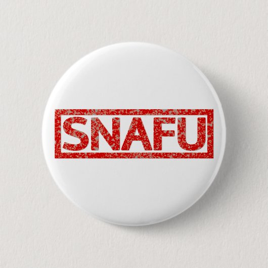 Snafu Briefmarke Button (Vorderseite)