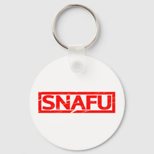 Snafu Briefmarke Schlüsselanhänger