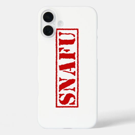 SNAFU Case-Mate iPhone HÜLLE (Rückseite)