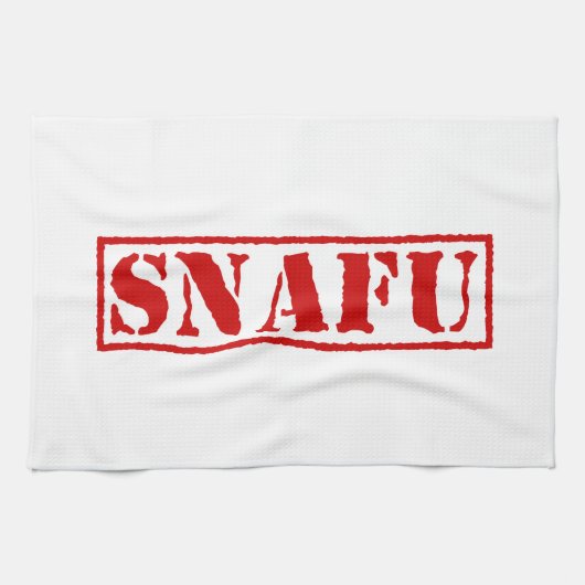 SNAFU GESCHIRRTUCH (Horizontal)