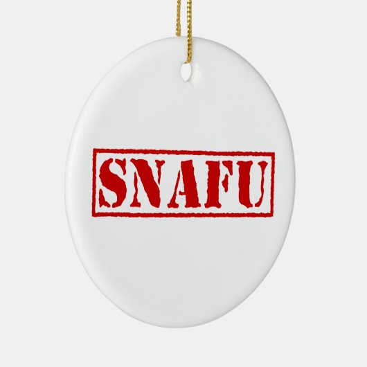 SNAFU KERAMIK ORNAMENT (Rechts)