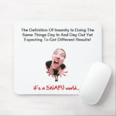 Snafu Mäusematte Mousepad (Mit Mouse)