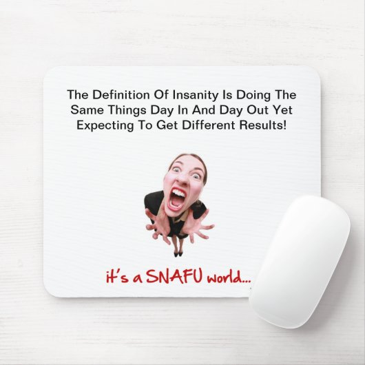 Snafu Mäusematte Mousepad (Mit Mouse)
